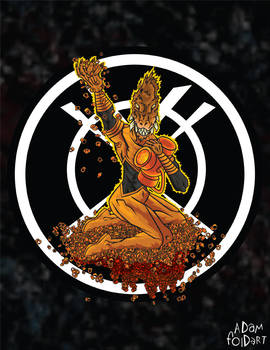 Larfleeze the Orange Lantern