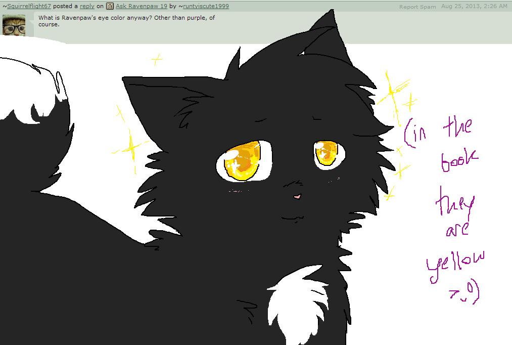 Ravenpaw [Warrior cats] by ShaDowL09 on DeviantArt