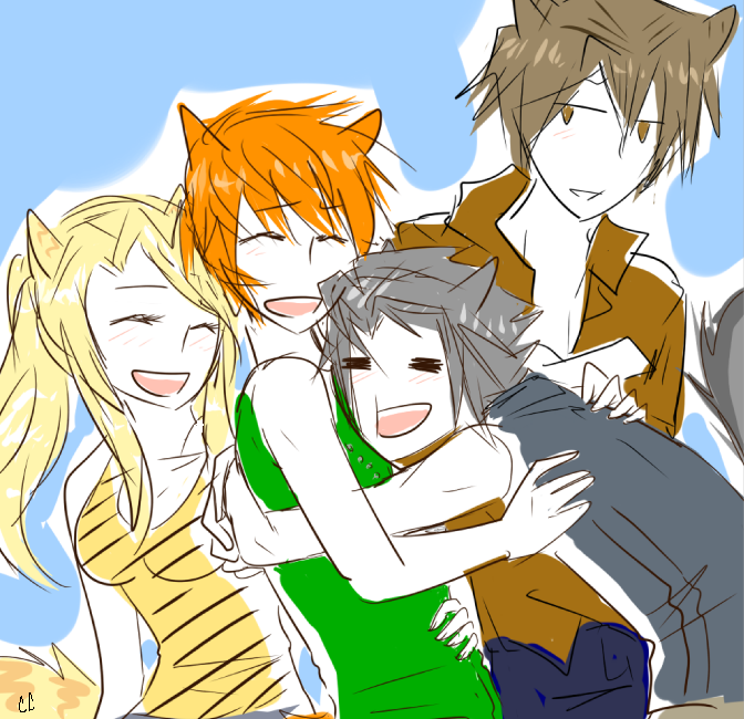 anime warrior cats human