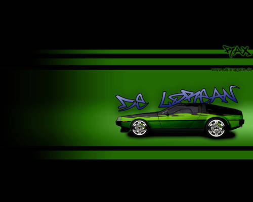 Green De Lorean