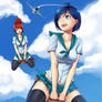 Flying Schoolgirl