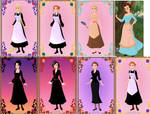 Disney Charcters Dressed As Downton Abbey Servants by Missgagagothlawyer