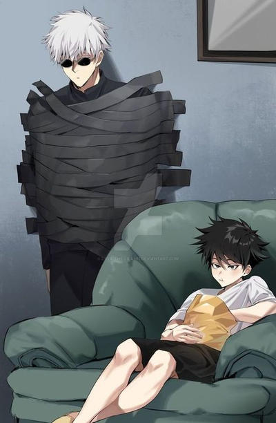Poor Gojo Someone play the sad music for Gojo by Lala-The-Lilah11 on DeviantArt
