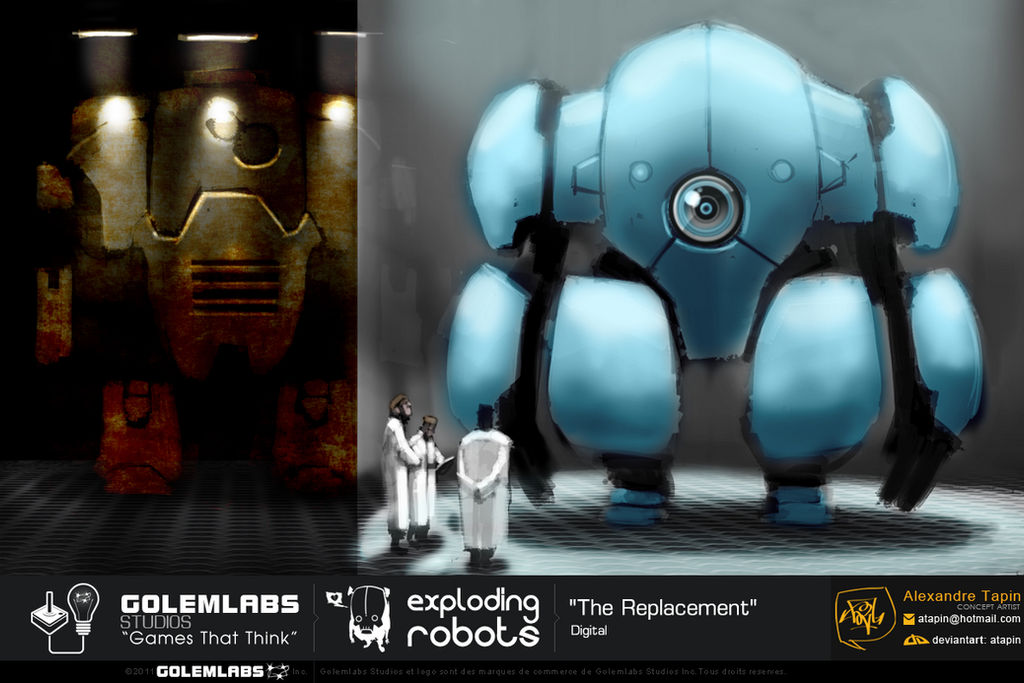 Exploding Toy Robots Exploding Robots | Concept - The Replacement by atapin on DeviantArt