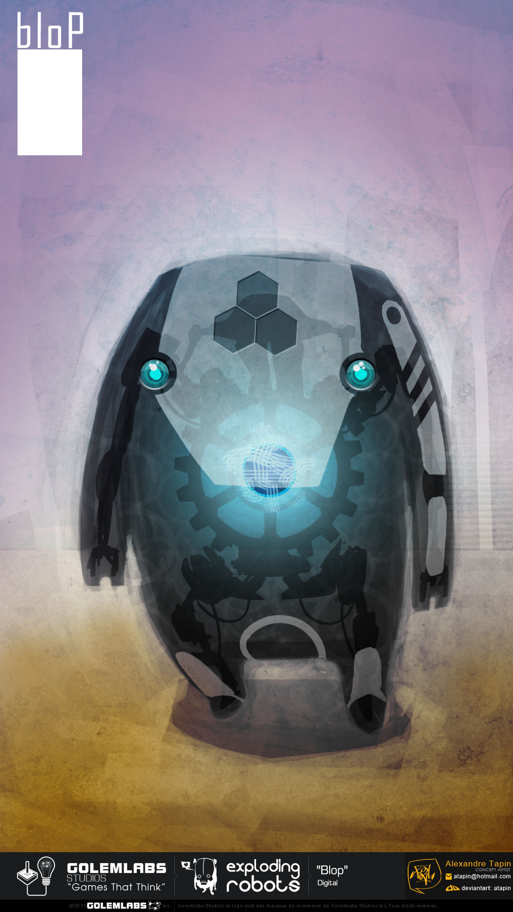 Exploding Robots | Concept Robot - Blop by atapin on DeviantArt