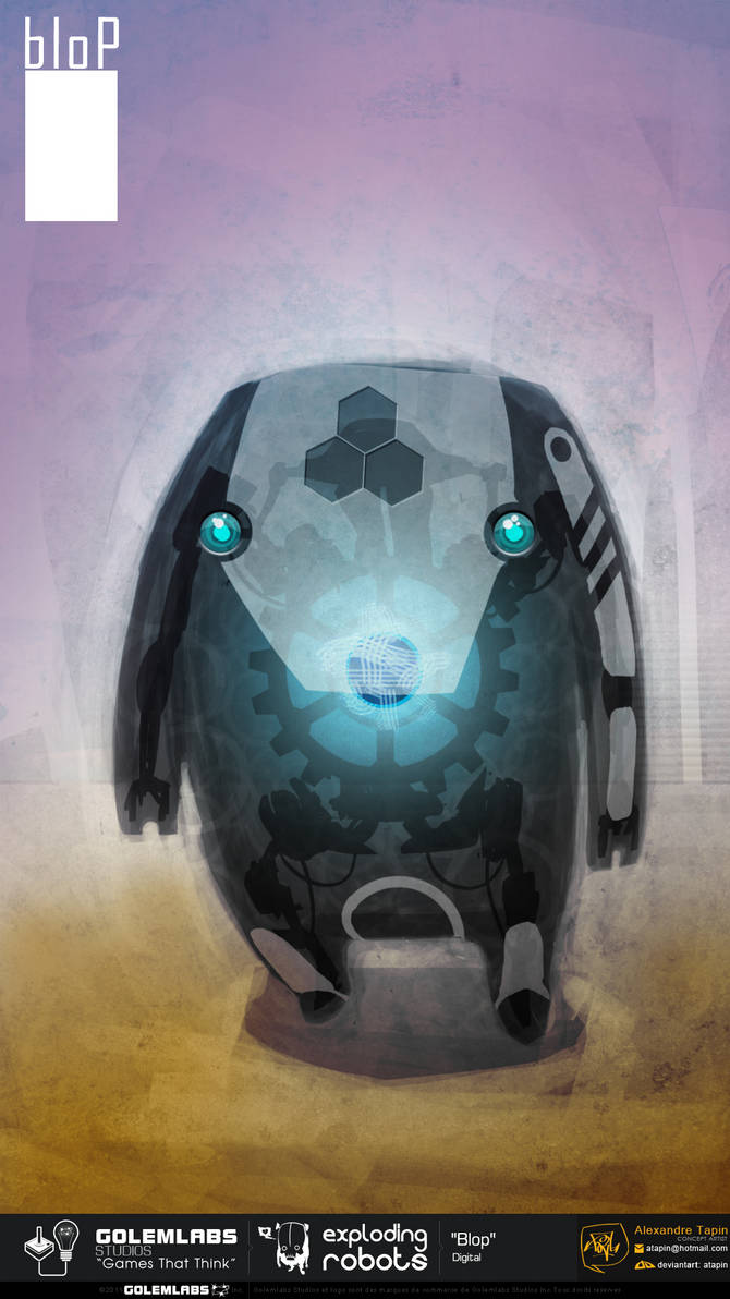 Exploding Robots | Concept Robot - Blop by atapin on DeviantArt