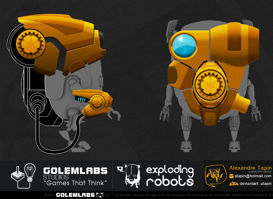 Exploding Robots | Concept Robot Tools - Engineer by atapin on DeviantArt