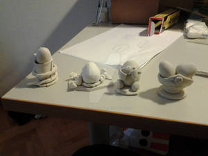 Small sculptures for Easter by Giving .
