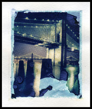 BK Bridge Polaroid Transfer