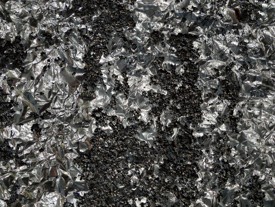 Torn Aluminum Foil