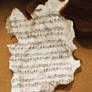 Burned Music Sheet