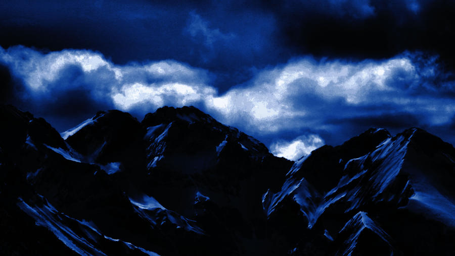 Dark Blue Mountains 03