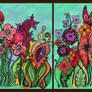 Fleurs Sauvages Diptych