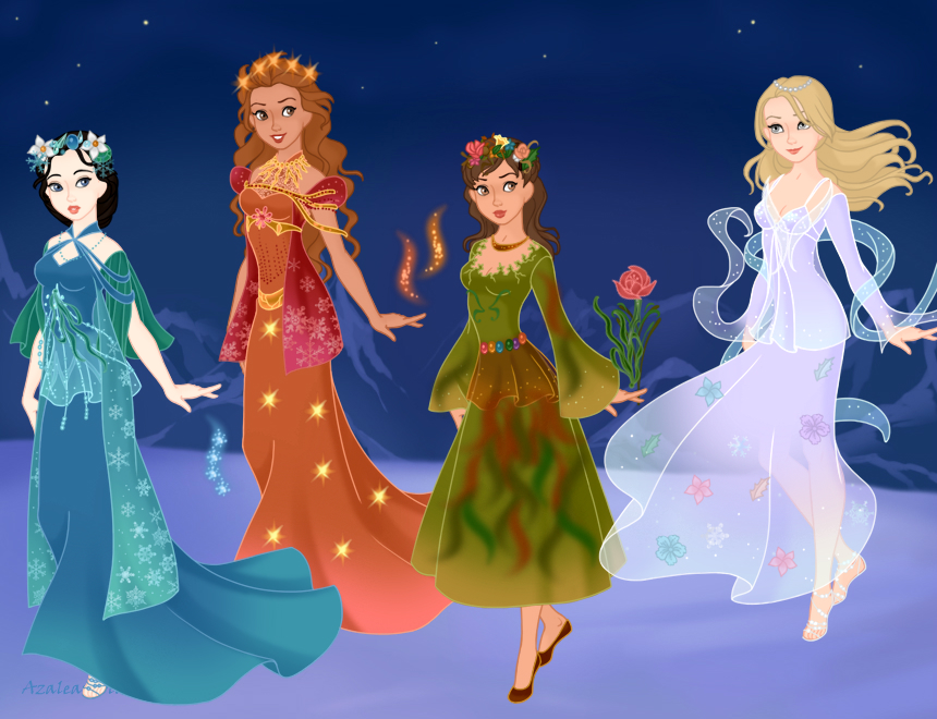 Snow Queen Elsa by A1r2i3e4l5 on DeviantArt  Anime dress, Azalea dress up,  Barbie gowns