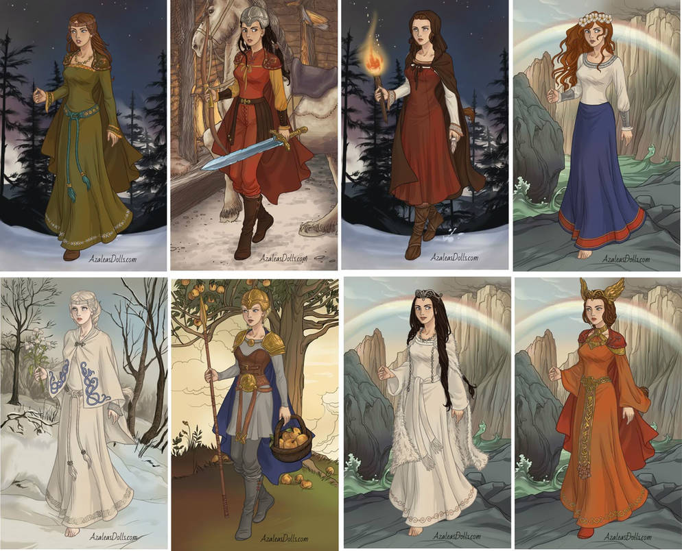 Dragon Age Refuge — Make your own!: Azalea's Dress Up Dolls (Viking