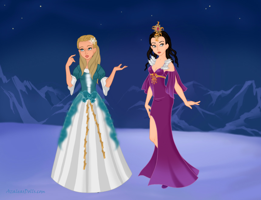 Snow-Queen-Scene-Azaleas-Dolls -Disney princesses3 by Aranel125 on  DeviantArt