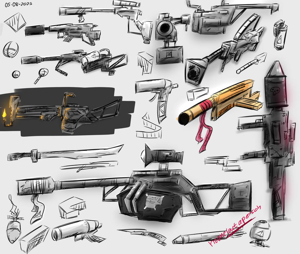 Torher Weapons Gun and other Weapons by noonebutaperson on DeviantArt