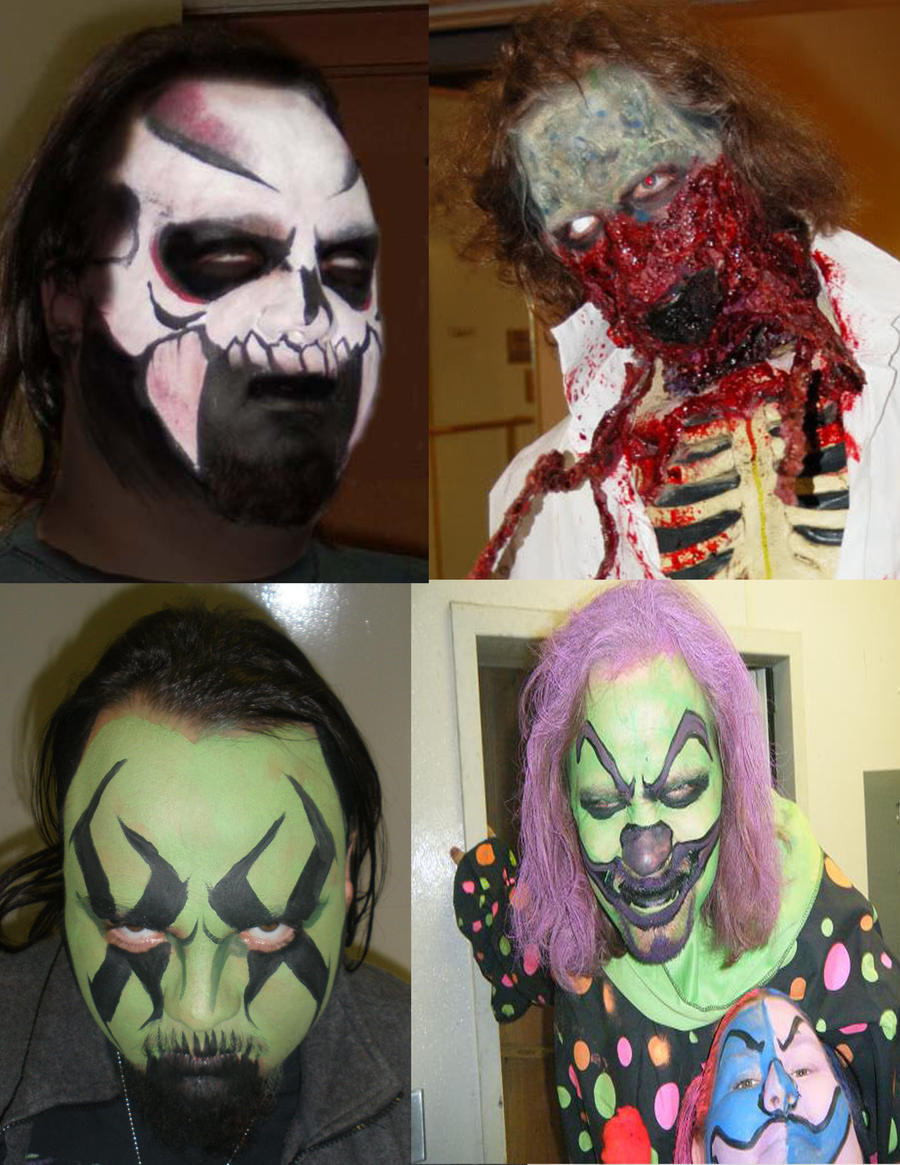 A Mix of haunt faces