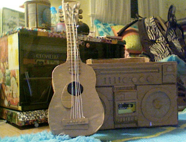 Cardboard Box Instrument Cardboard instruments by minti4 on DeviantArt