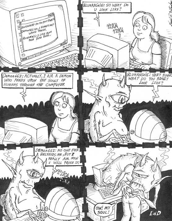 computer demon -comic-