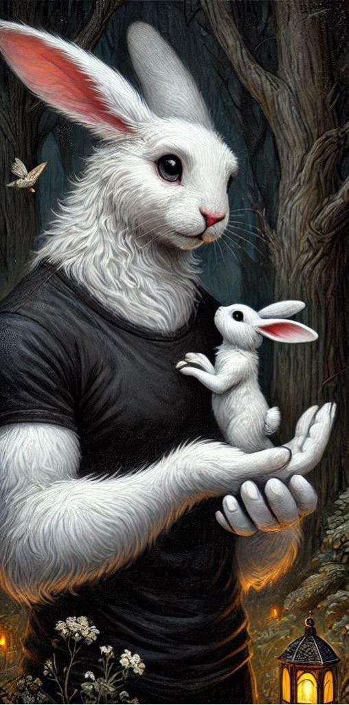 Paoo Rabbit Rabbit Pooka by UndeadMadhatter on DeviantArt
