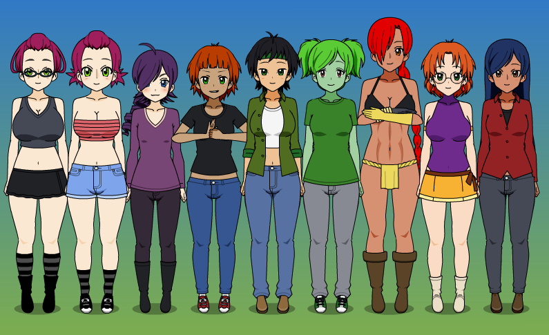 Kisekae- Existing Characters