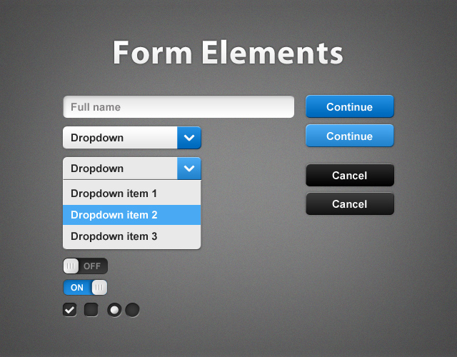 Custom Form Elements