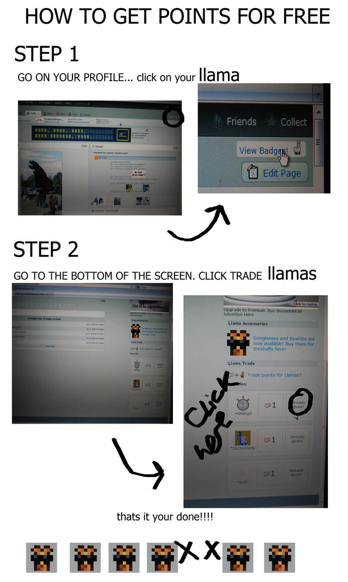 HOW TO GET FREE POINTS by Theshelfs on DeviantArt
