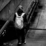 Girl and stairs