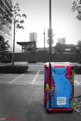 Colorful Garbage Can