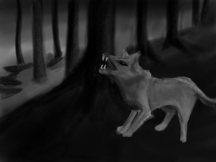 Speed Painting 039 Feral Ridgewolf