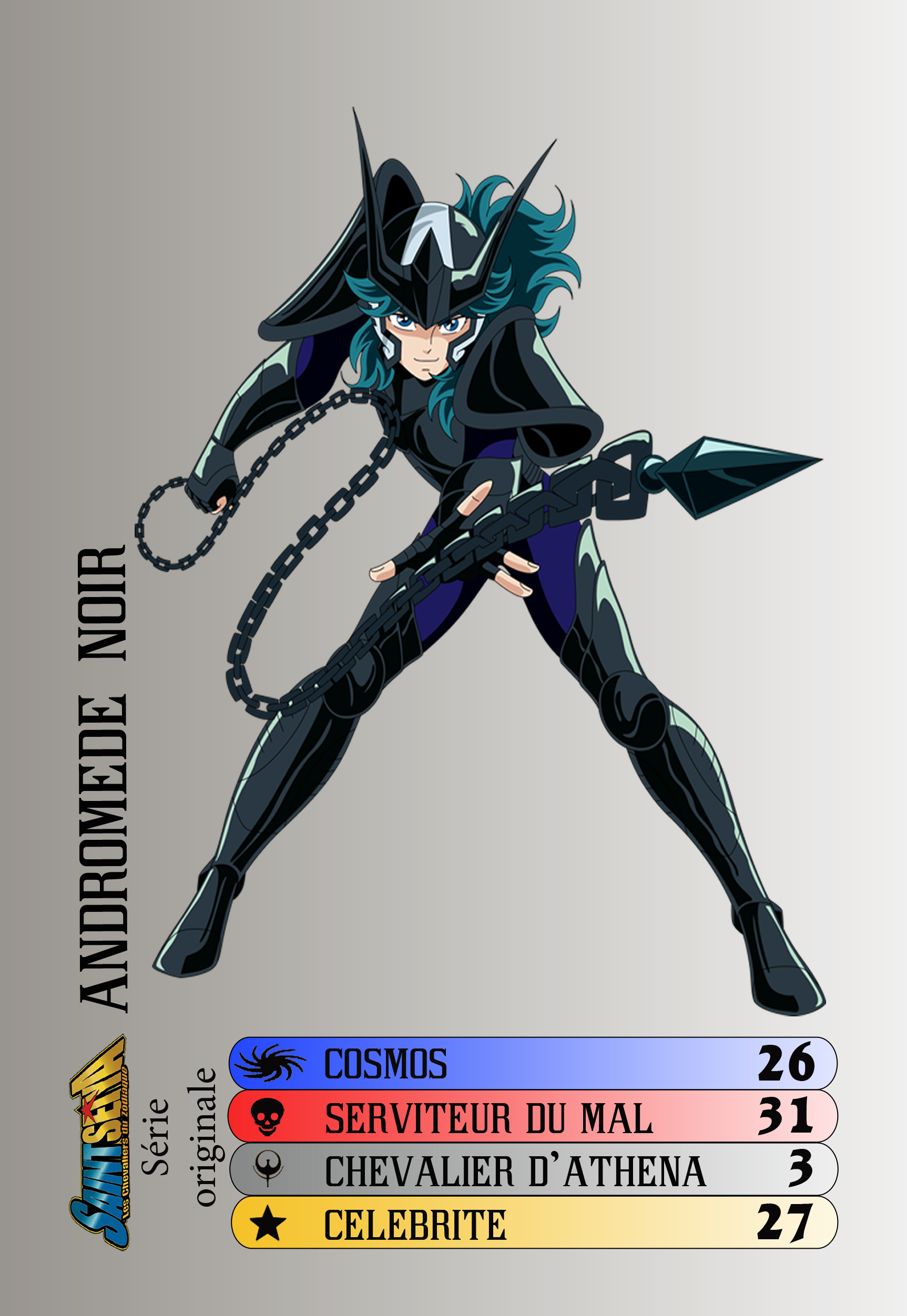 Andromede Noir  Saint Seiya Top Trumps