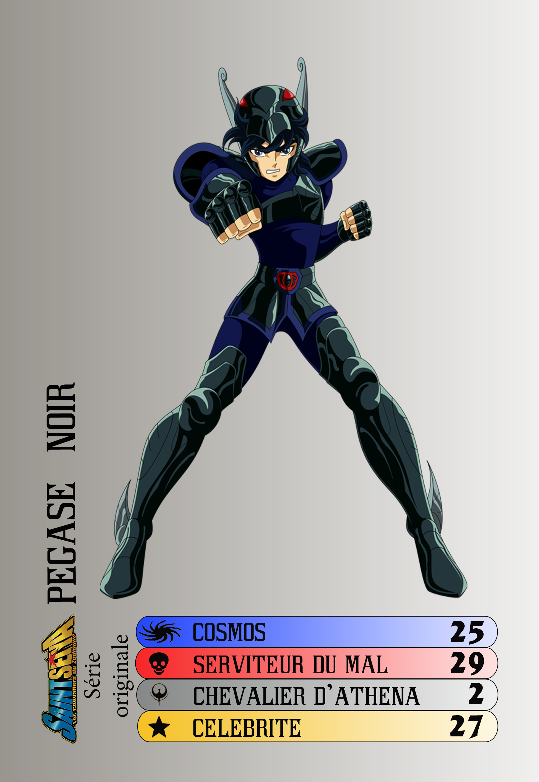 Pegase Noir Saint Seiya Top Trumps