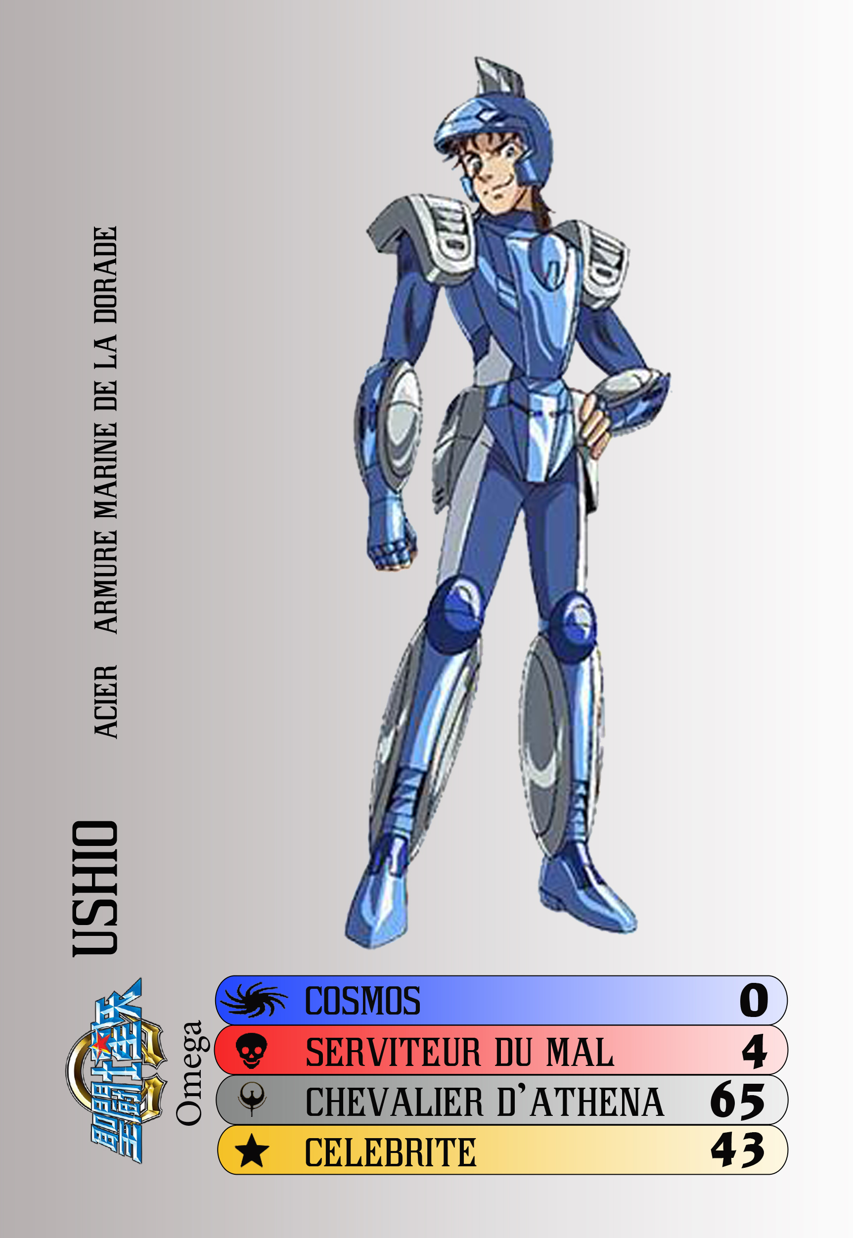 Ushio Omega Saint Seiya Top Trumps