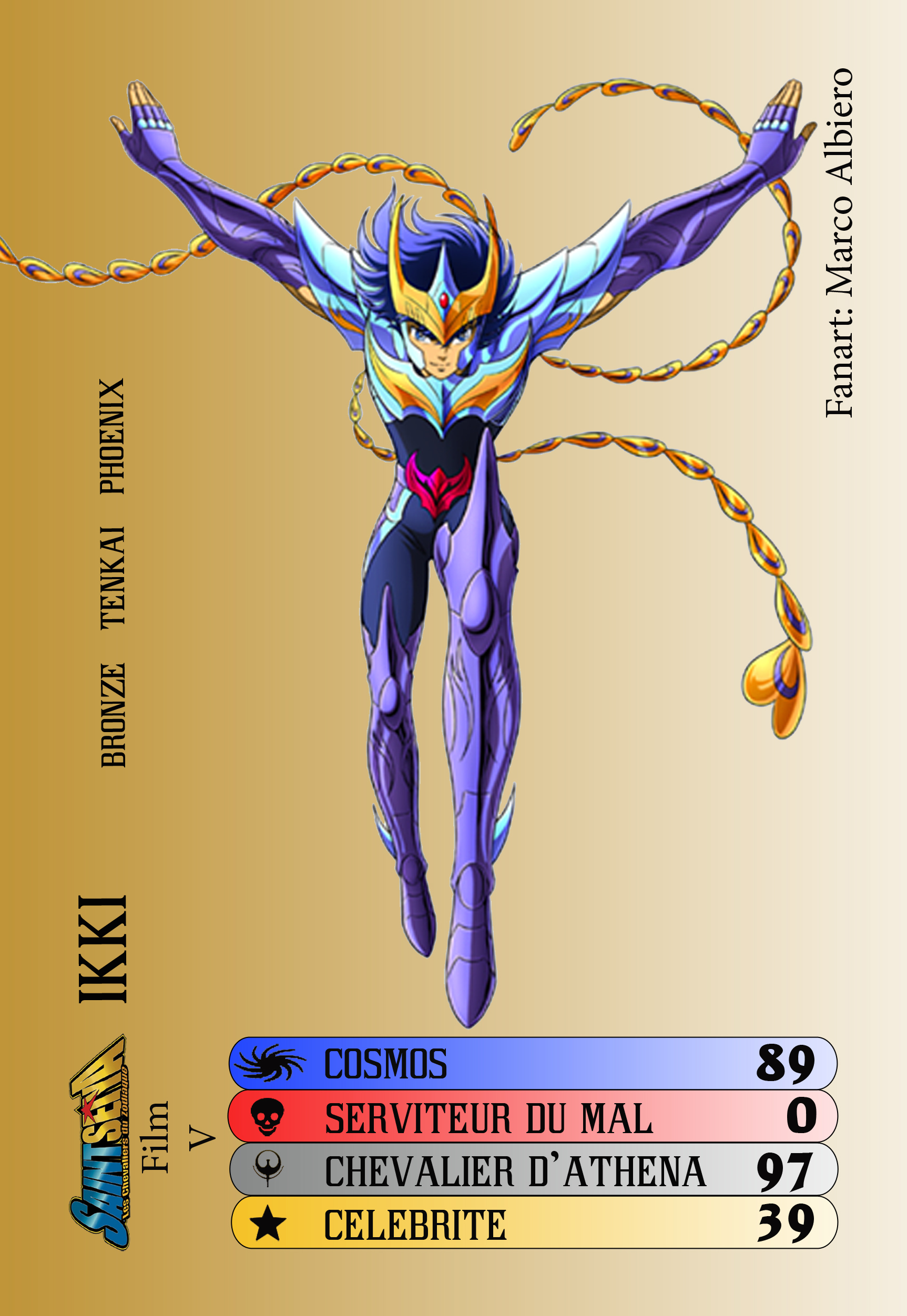 Ikki Film Saint Seiya Top Trumps by Goldmilo by Goldmilo on DeviantArt