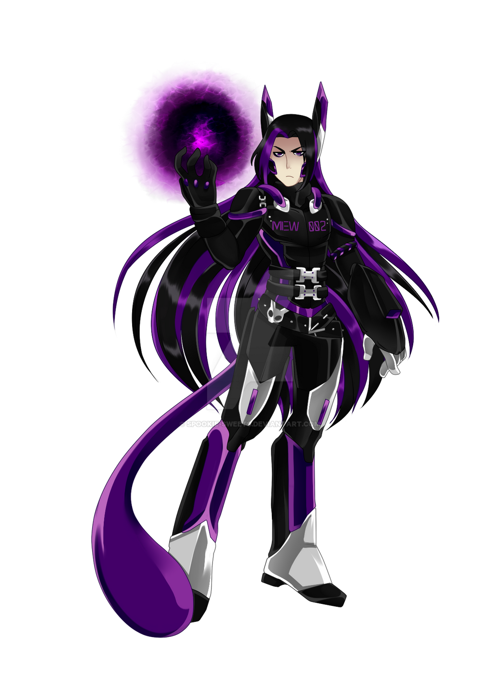 Mewtwo gijinka 4 / 6 by Spookie-Sweets on DeviantArt