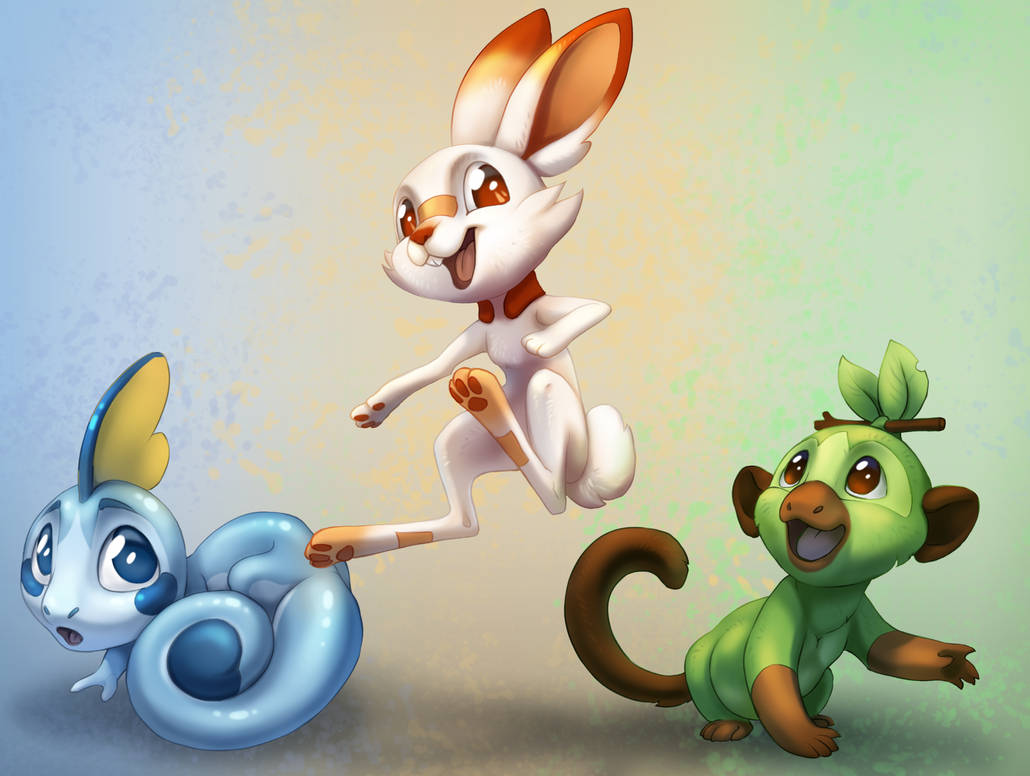 Gen 8 Starters By TurnipStewdios On DeviantArt gen-8-starters-by-turnipstewdios-on-deviantart