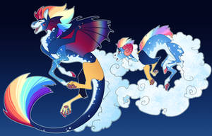 Rainbow Dash x Discord Shipping adopts