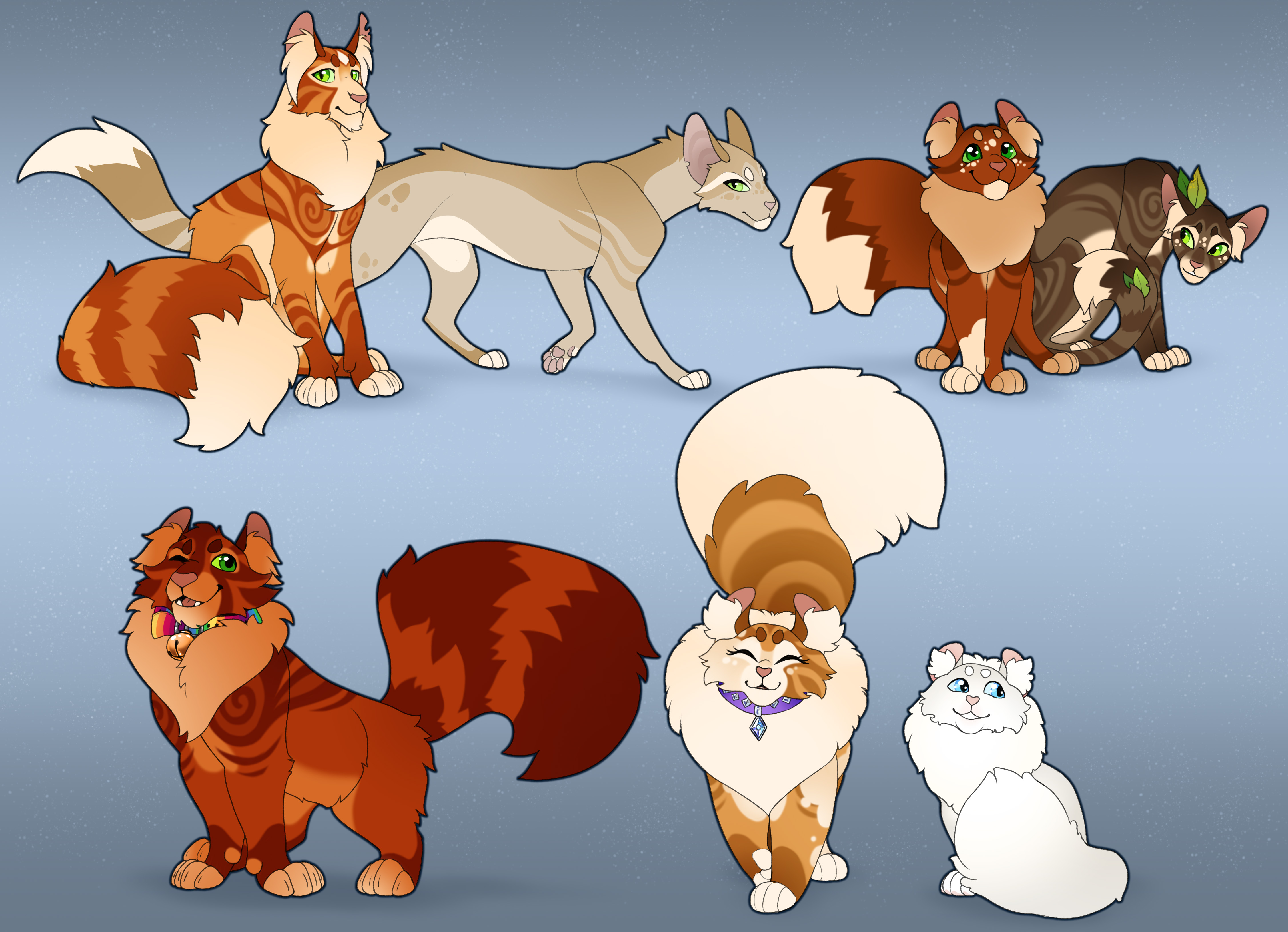 Genetically Accurate Warrior Cats #1 - Firestar's Family 