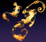 Charizard Rayquaza Line Part 1 by turnipBerry