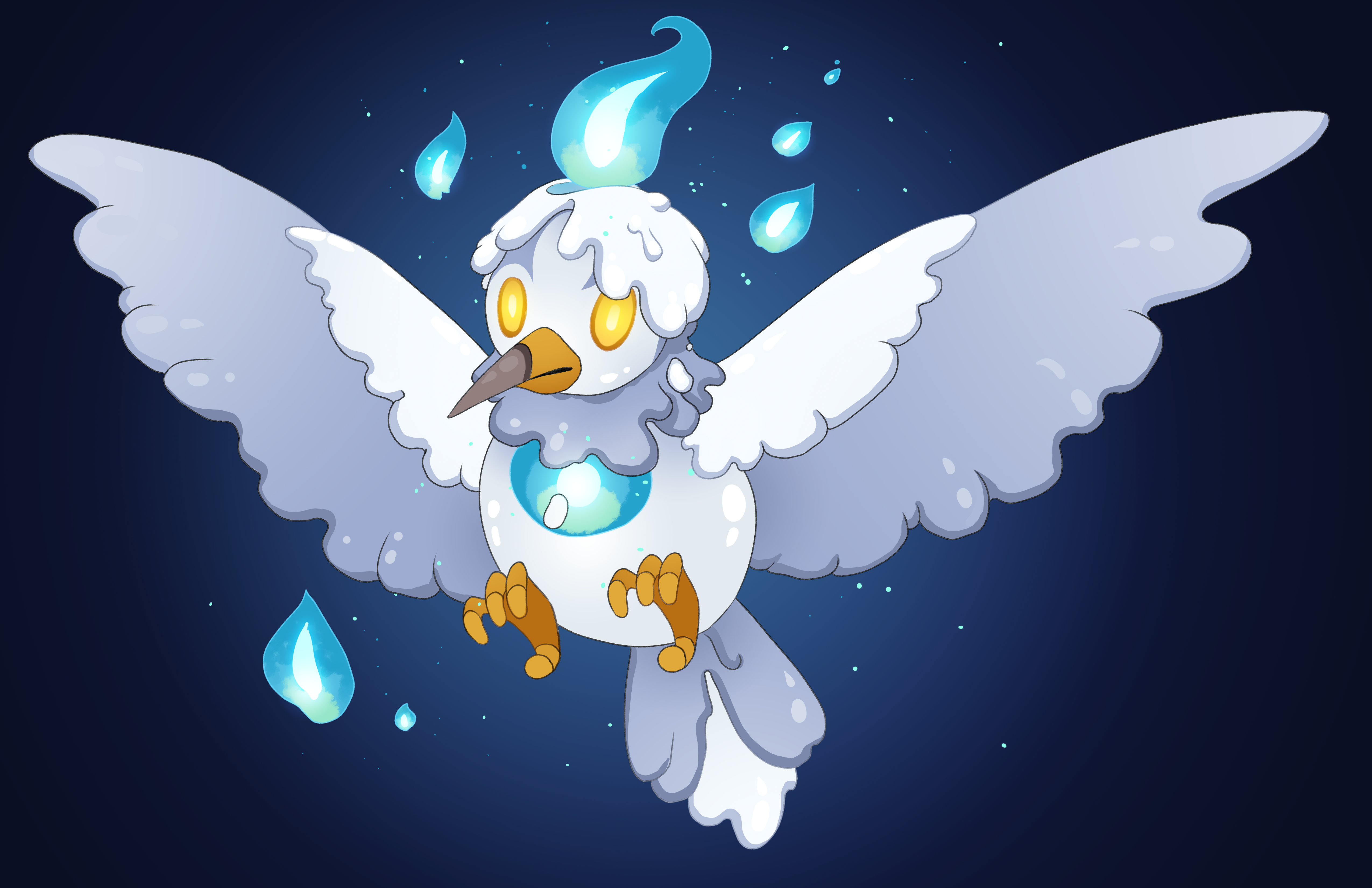 ADPT: Shiny Mew-Galarian Articuno Two Stage by BijutsuYoukai on DeviantArt