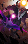 Tirek vs Twilight Commission by turnipBerry