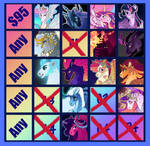 MLP Adoptable Grid Princesses x Random CLOSED! by TurnipStewdios