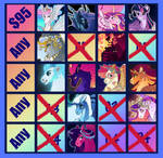 MLP Adoptable Grid Princesses x Random CLOSED! by TurnipStewdios