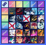 Pokemon Fusion Adoptable grid. CLOSED! by TurnipStewdios