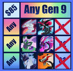 Gen 9 Pokemon Fusion Adoptable grid CLOSED! by TurnipStewdios