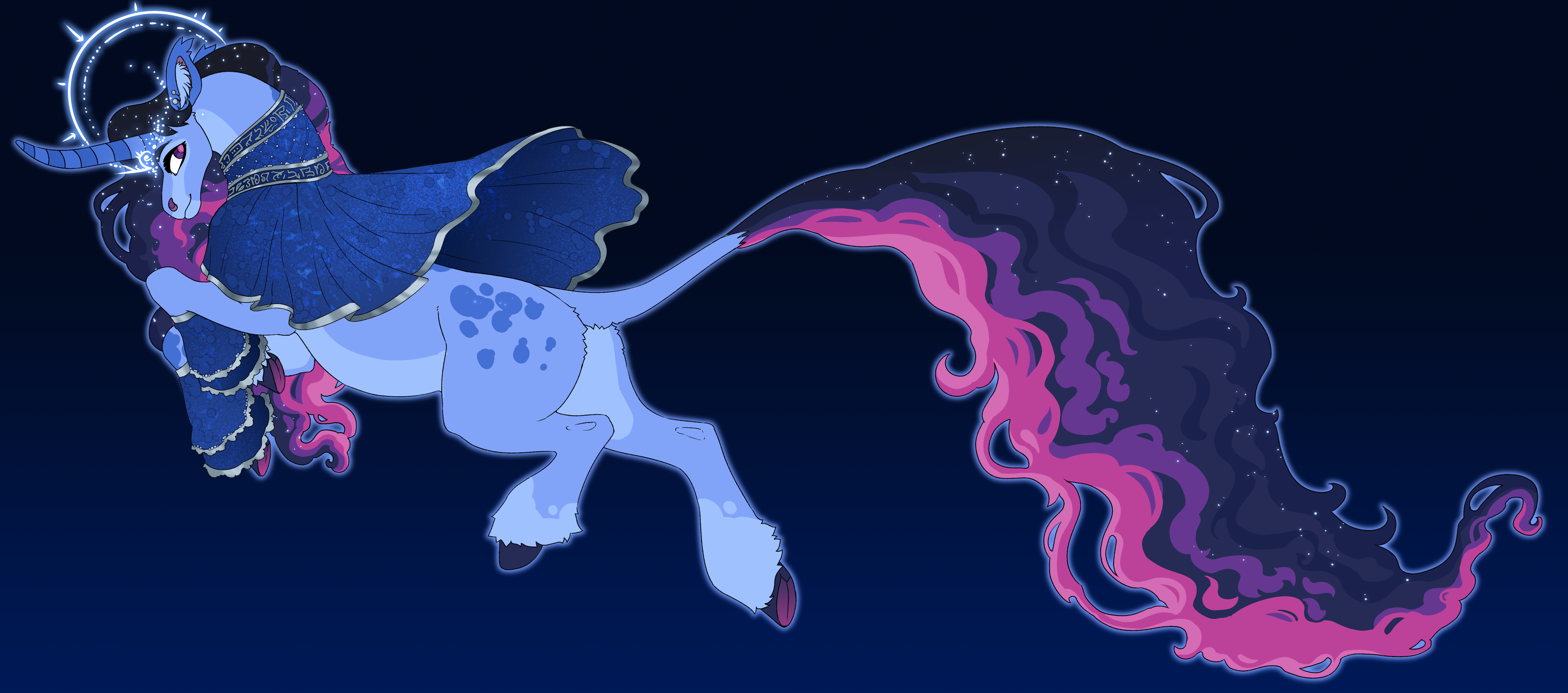 Luna x Twilight x Rarity commission