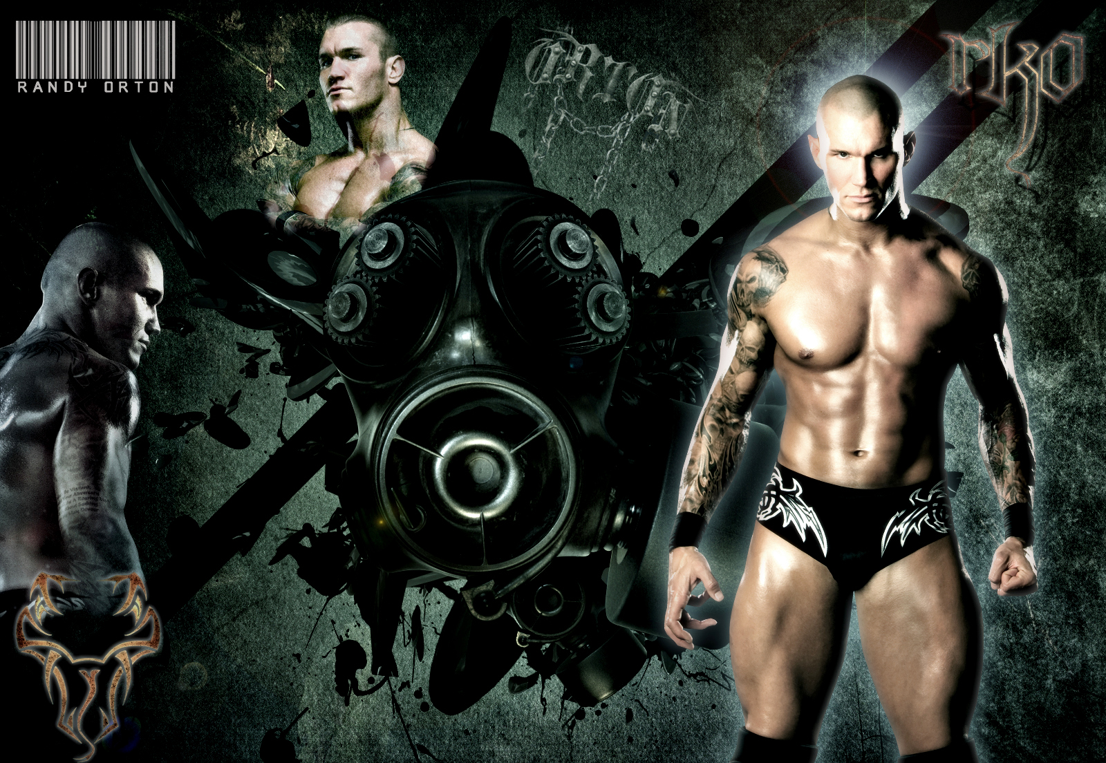 WWE...Randy Orton Gas Mask