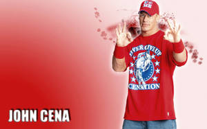 WWE John Cena red