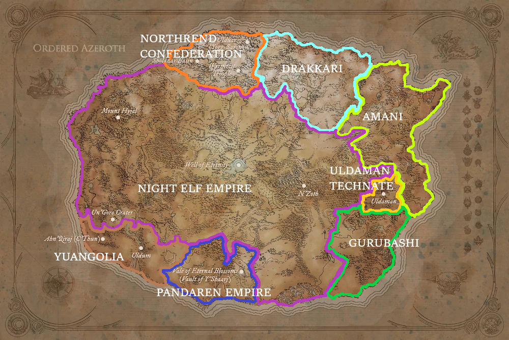 Azarath Map Azeroth Map